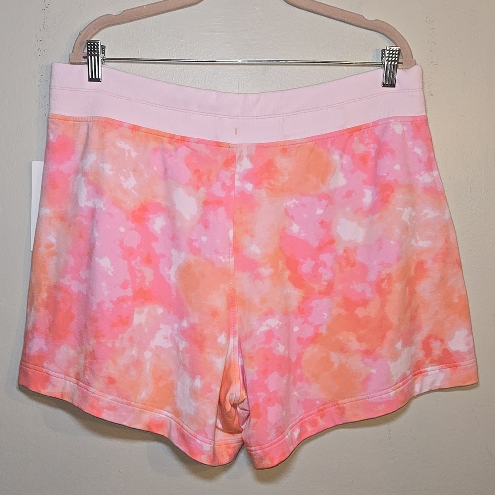 Athleta Balance Printed Shortie 4" Tie Dye Drawstring Waist Pocket Lightweight - Picture 6 of 10